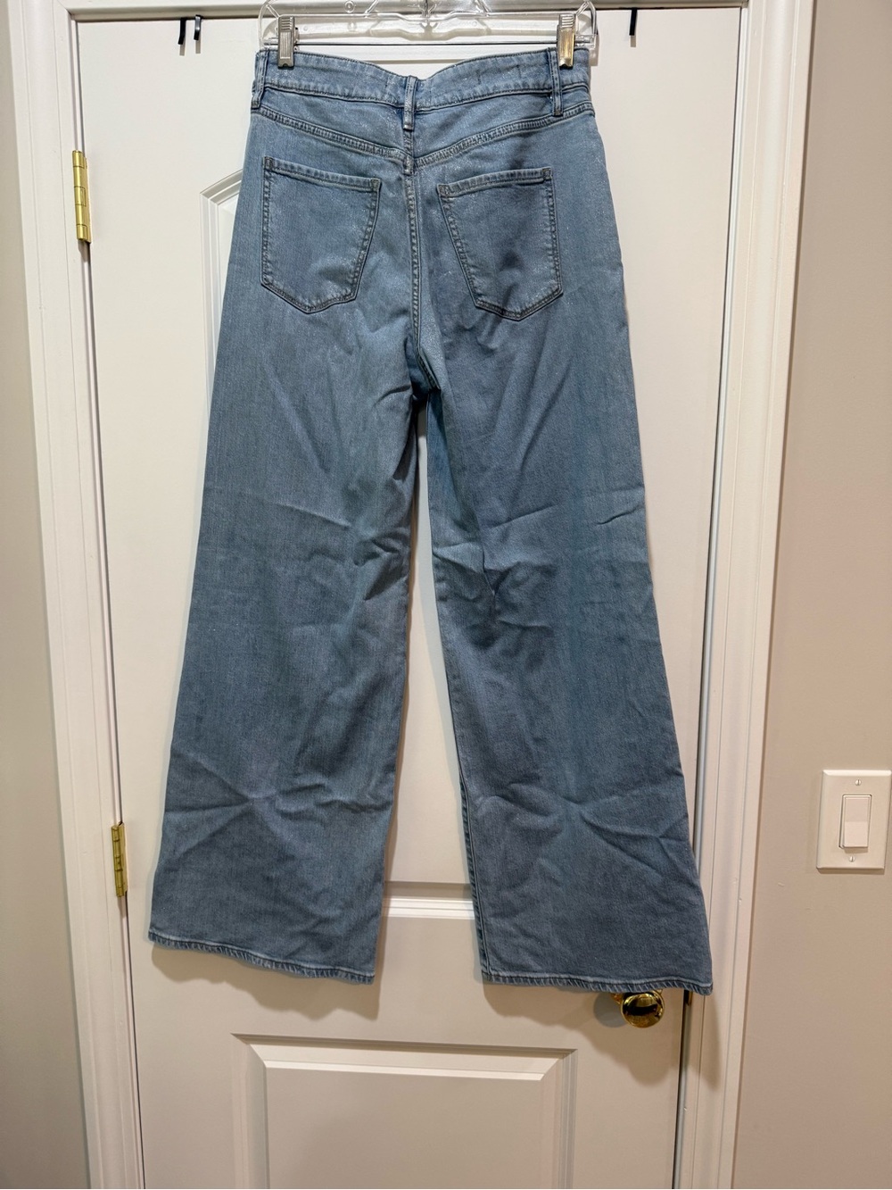 White House Black Market Light Wash Wide-Leg Jeans - Picture 2 of 3